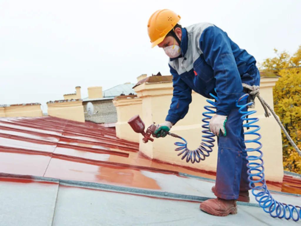 Commercial metal roof restoration