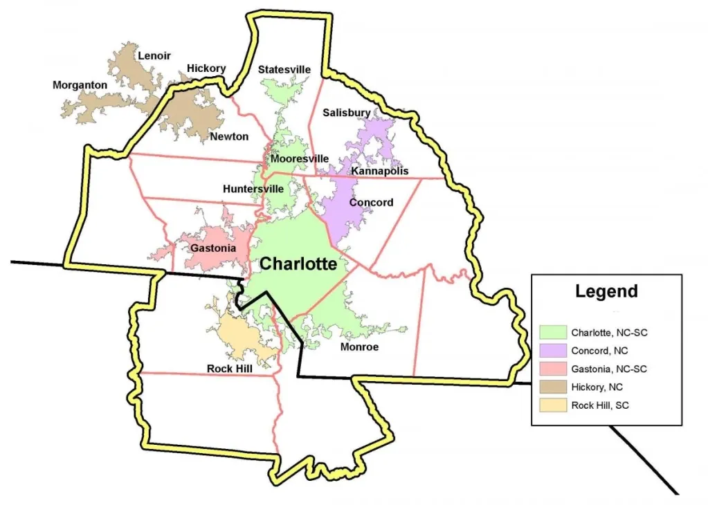 The Roofing Guy LLC service area map